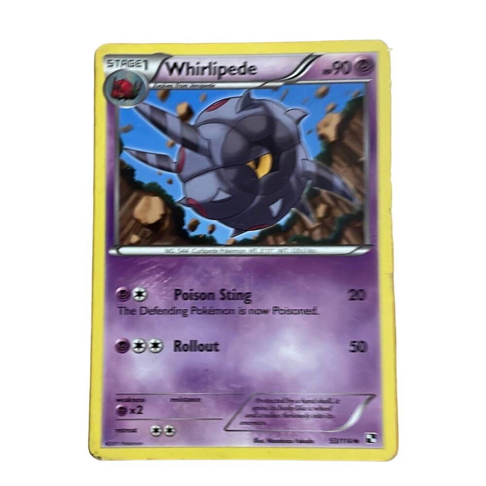 Whirlipede Pokemon‎ Card